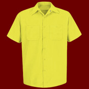 Men's Tall Enhanced Visibility Short Sleeve Work Shirt