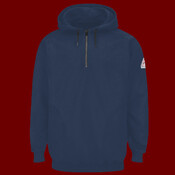 Men's Flame Resistant Quarter-Zip Hooded Sweatshirt