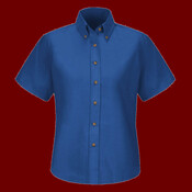 Women's Extended Sizes Poplin Dress Shirt