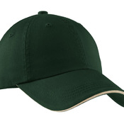 Signature Sandwich Bill Cap with Striped Closure