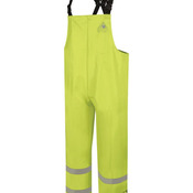 Men's Hi-Visibility Flame-Resitant Rain Bib Overall - 13 oz.