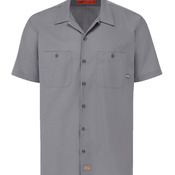 Men's Tall Industrial Short Sleeve Work Shirt