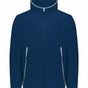 Youth Eco Revive™ Polar Fleece Hooded Full-Zip Jacket