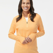 Women's 3-Stripes Quarter-Zip Sweater Pullover