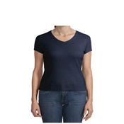 Ladies V-Neck Shirt (S22c Navy)